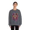 Hypnotic Swirl Face Crewneck Sweatshirt